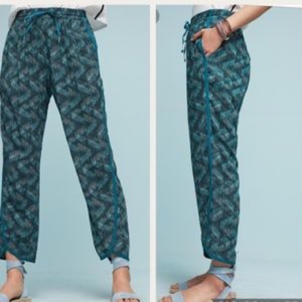 Anthropologie Hei Hei Blue Byrd Tapered Pants